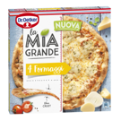 Imagen de Pizza La Mia Grande 4 Formaggi 400gr