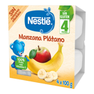 Imagen de Postre Manzana y Plátano 4x100g