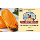 MARISCADORA Musclos Fregits Escabetx 8/12 Peces 70g