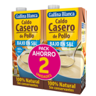 Imagen de Caldo Casero Pollo Bajo En Sal Pack-2l