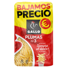 GALLO Pasta Plomes Nº 3 400gr