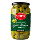SERPIS Olives Amb Pinyol Gust Anxoa Frasco 530 Gr