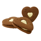 Imagen de Galleta Corazón Caco Relleno Crema Leche 200gr