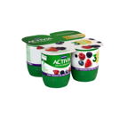 Imagen de Activia Con Fresas Del Bosque Pack 4