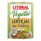 LITORAL Llenties Amb Verdures 425g