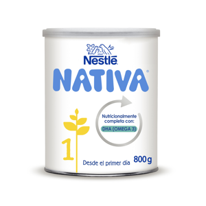 Leche en polvo para lactantes Nativa 1 de Nestl